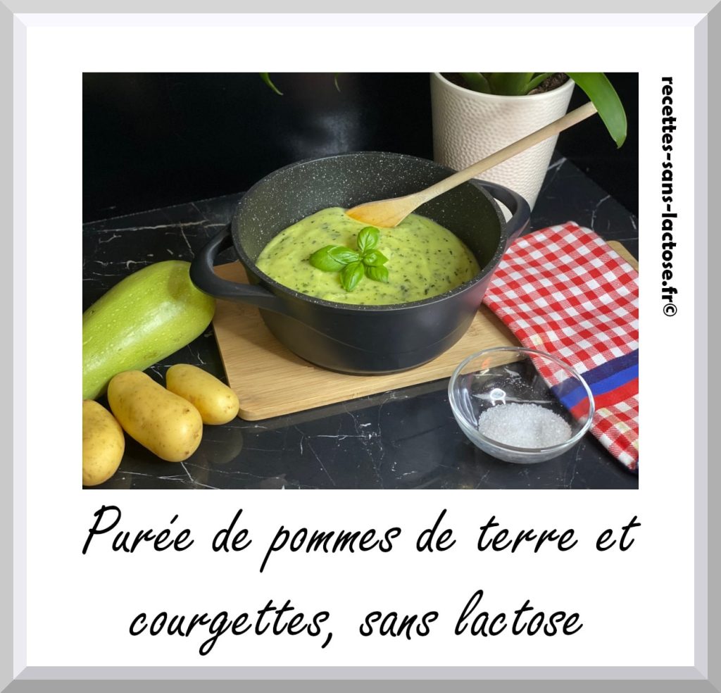 Purée de pommes de terre et courgettes sans beurre ni lait